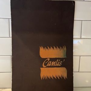 Vintage Canlis Restaurant Menu